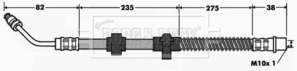 BORG & BECK Jarruletku BBH7517